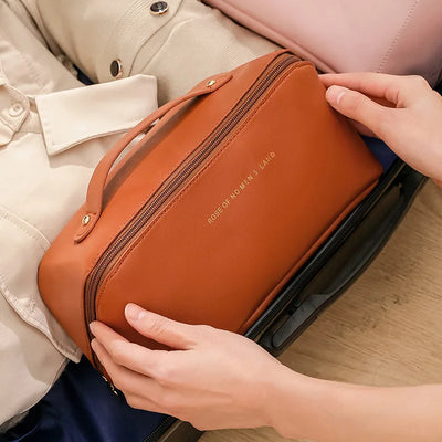 Makeup Organizer Female Toiletry Kit Bag Make Up Case Storage Pouch Luxury Lady Box, Cosmetic Bag, Organizer Bag For Travel Zip